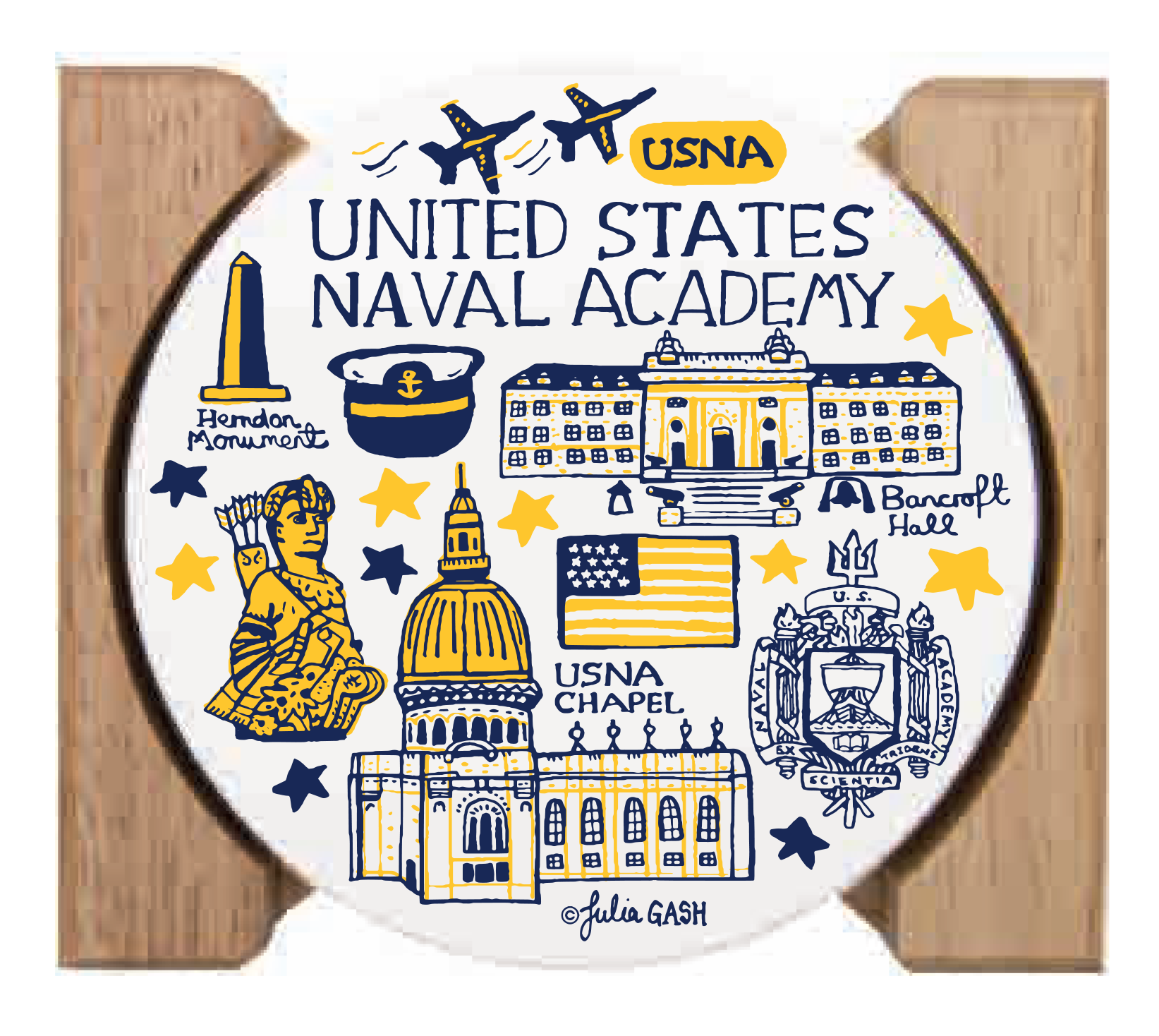 Neil Enterprises Julia Gash Coaster