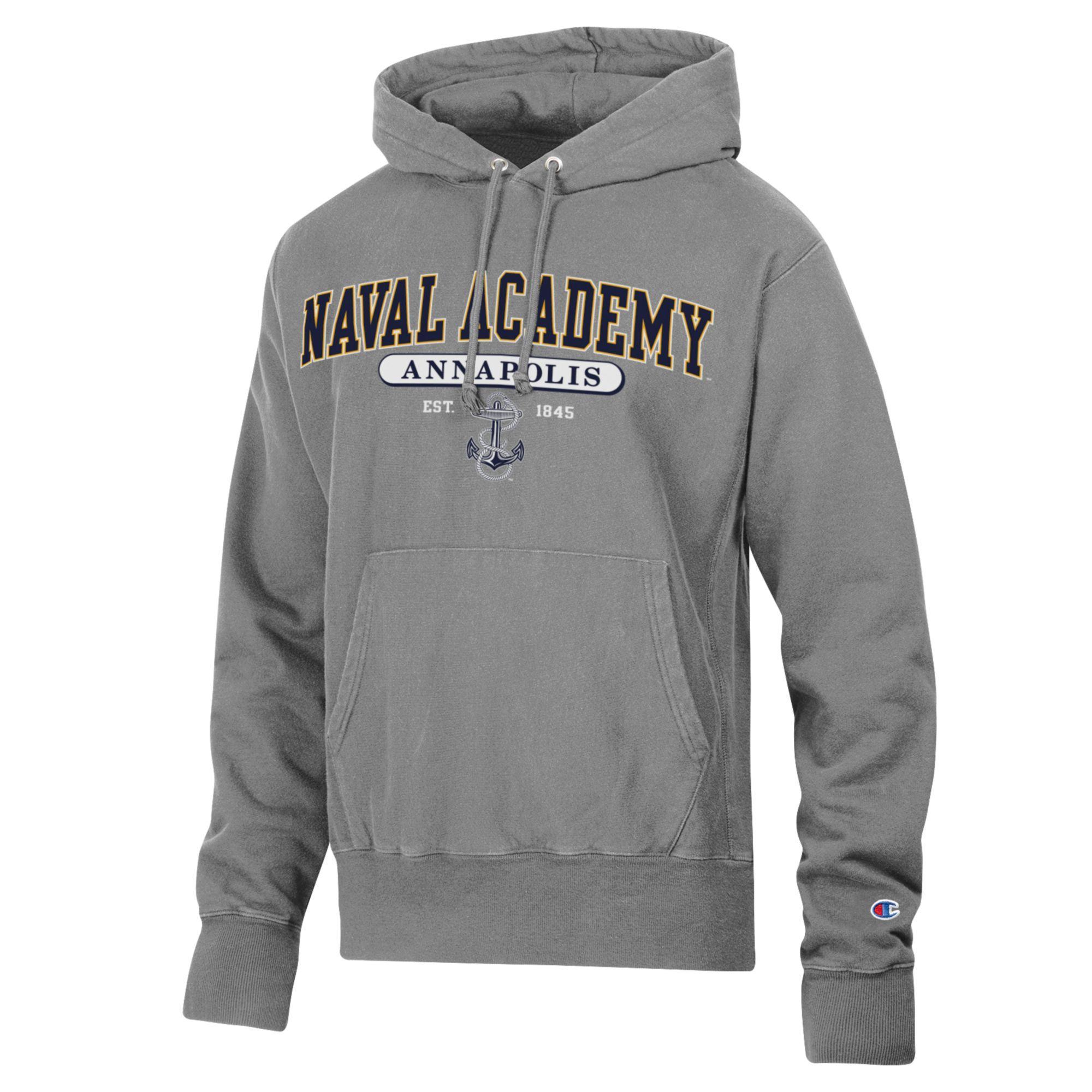 Size M U.S. NAVY Naval Academy Hooded Sweat offers Sweatshirt Hoodie by MV Sports Pro Weave