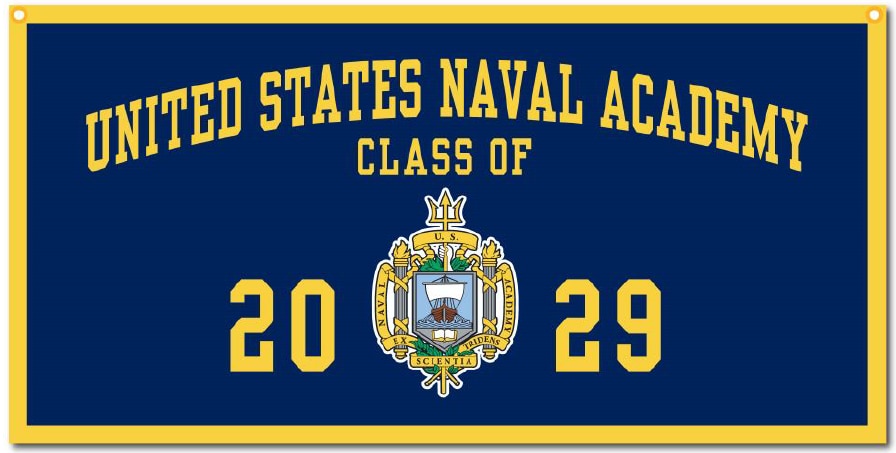 US Naval Academy Gartenflagge | Doppelseitig, 100% Polyester | Design A Für Garten & Balkon