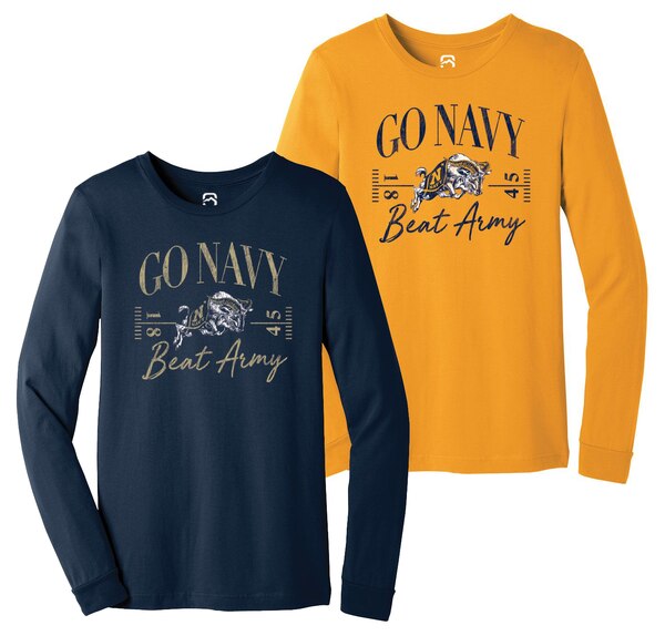 U.S. Naval Academy Store | Go Navy Beat Army Goat LS Tee