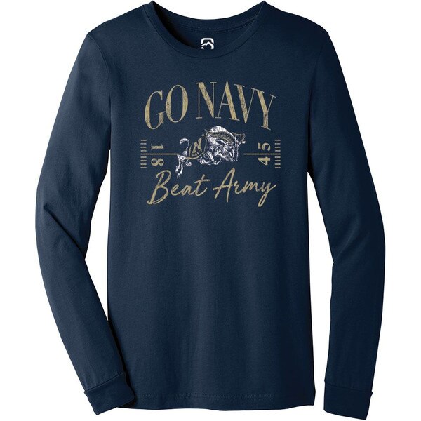 U.S. Naval Academy Store | Go Navy Beat Army Goat LS Tee