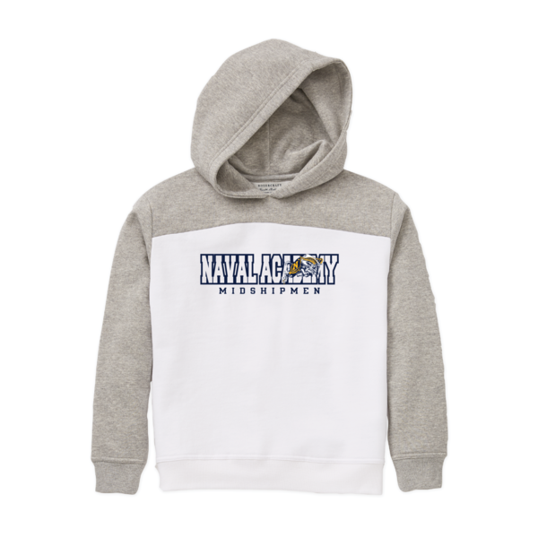 Youth Colorblock Hood NA Midshipmen Goat