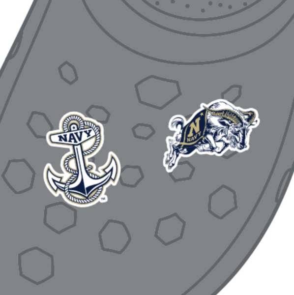 Anchor Goat Shoe Charms