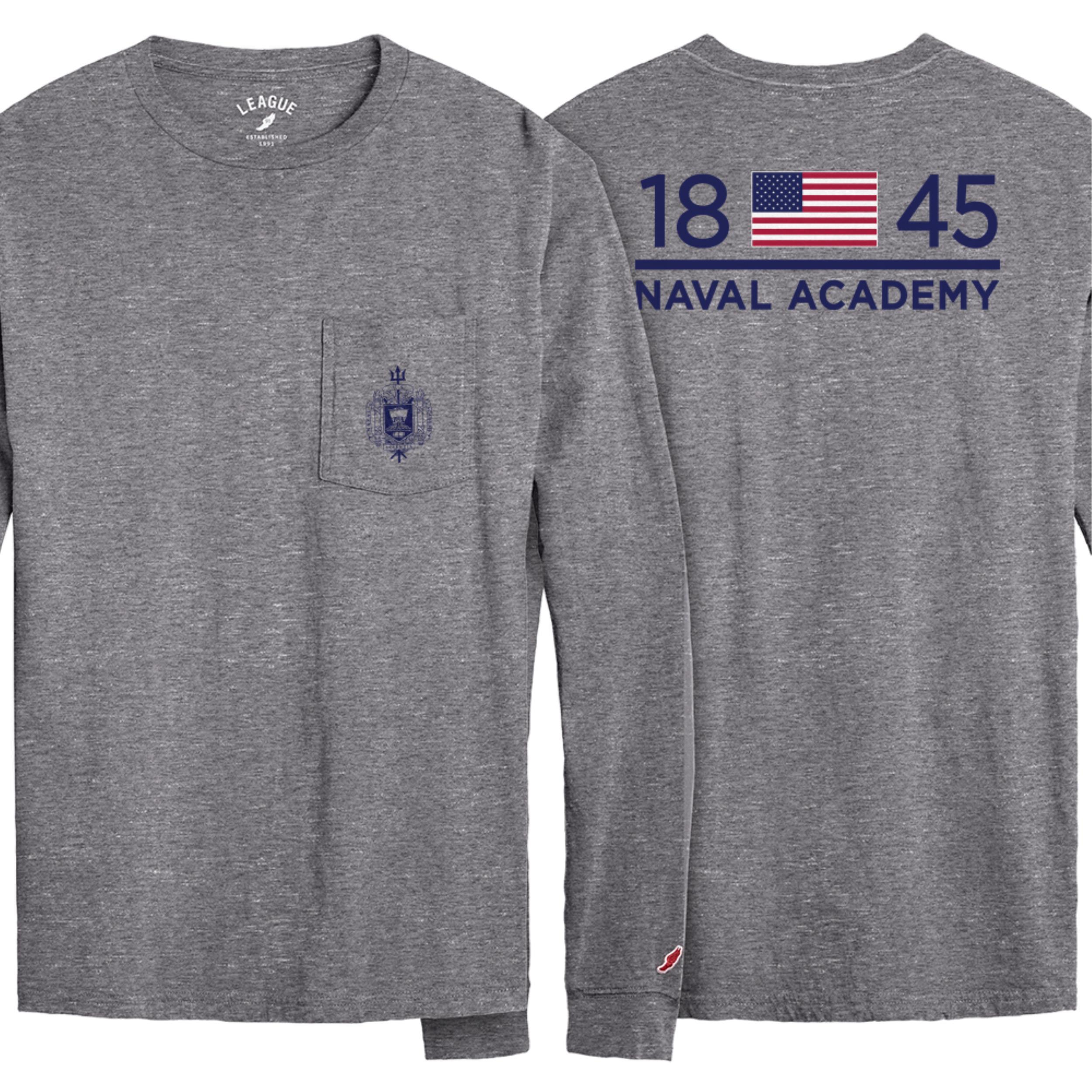 U.S. Naval Academy Store | Men's Long Sleeve Crew Tee