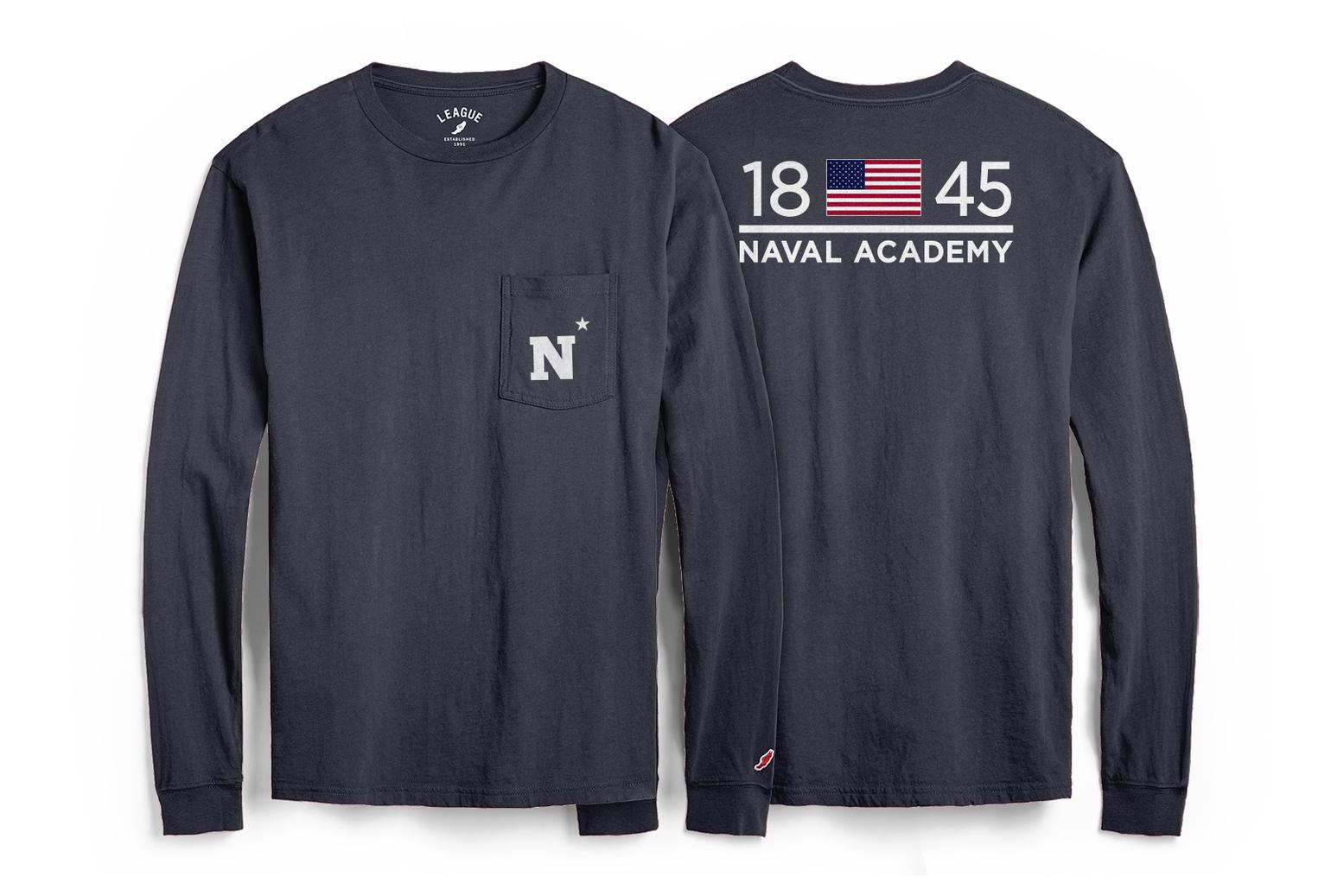 U.S. Naval Academy Store | Men's Long Sleeve Crew Tee
