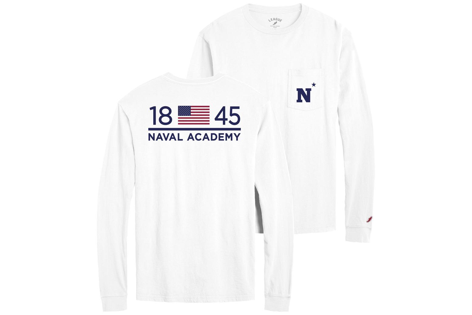 U.S. Naval Academy Store | Men's Long Sleeve Crew Tee