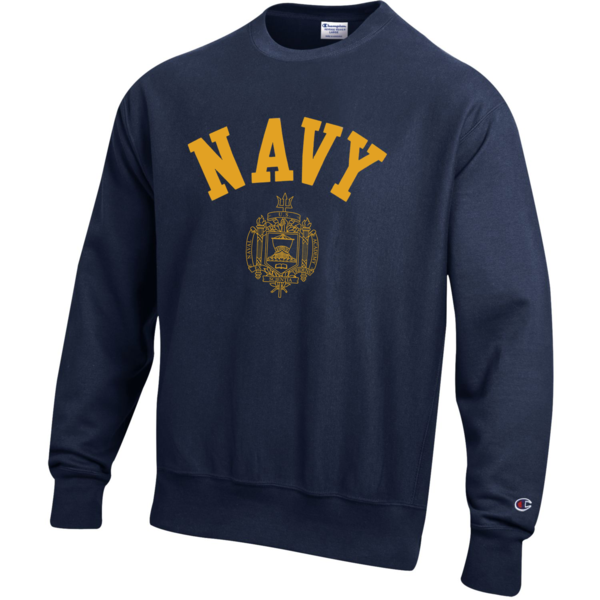 U.S.Naval Academy Store| Navy Crewneck Sweatshirt Navy/Crest U.S.Naval Academy Store| Navy Crewneck Sweatshirt Navy/Crest