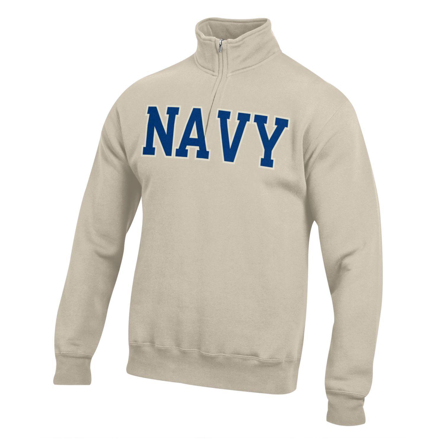 U.S. Naval Academy Store| 1/4 Zip Big Cotton Sweatshirt