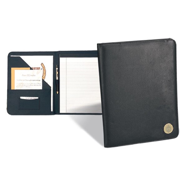 U.S. Naval Academy Store | USNA Crest Writing Portfolio (Gold Medallion)