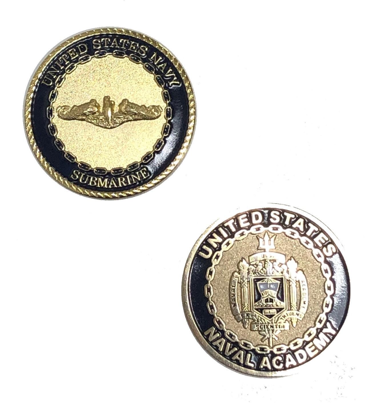 U.S. Naval Academy Store | Challenge Coin USNA/Submarine
