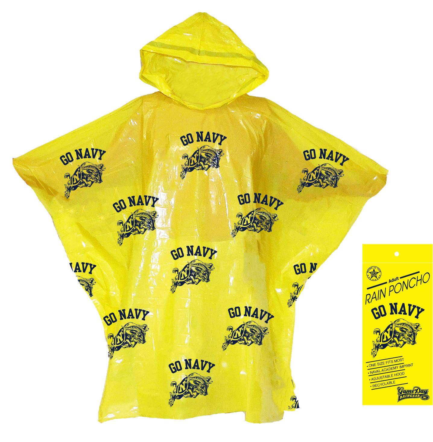 Navy best sale rain poncho