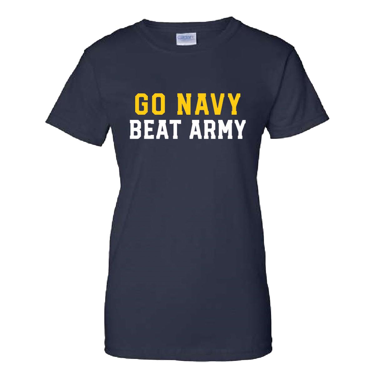 U.S. Naval Academy Store | Women's GO NAVY/BEAT ARMY Tee