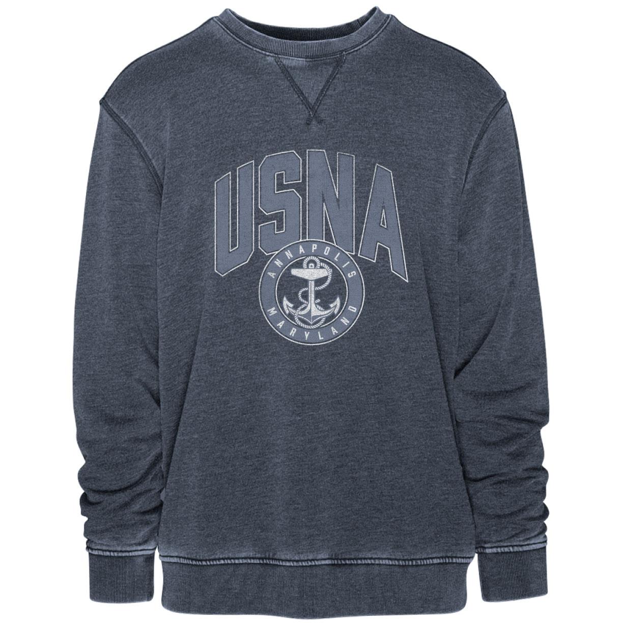 U.S. Naval Academy Store | USNA Anchor Vintage Crew Sweatshirt